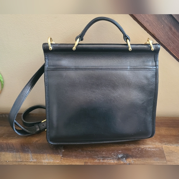 Vintage Coach Willis 9927 Black Leather - Picture 3 of 16